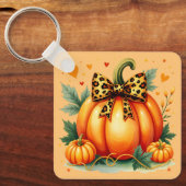 Autumn Pumpkin Sleutelhanger (Voorkant)
