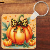 Autumn Pumpkin Sleutelhanger (Achterkant)