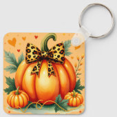 Autumn Pumpkin Sleutelhanger (Achterkant)