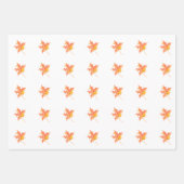 Autumn Pumpkin Spice en Leaves Inpakpapier Vel (Voorkant 3)