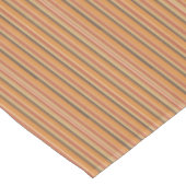Autumn Pumpkin Spice Stripes of Color Tafelkleed (Gekanteld)