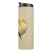 Autumn Pumpkin Sunflower en Finch Thermosbeker (Geroteerd rechts)