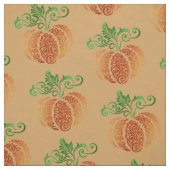 Autumn Pumpkin Swirl Stof (Swatch)