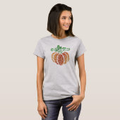 Autumn Pumpkin Swirl T-shirt (Voorkant volledig)