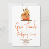 Autumn Pumpkin Thanksgiving op het entertainmentst Kaart (Voorkant)