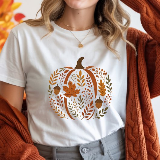 Autumn Pumpkin Tri-Blend Shirt