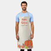 Autumn Pumpkin verliest de naam van de Herfst Schort (Gedragen)