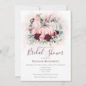 Autumn Pumpkin Vrijgezellenfeest Kaart (Voorkant)