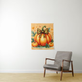 Autumn Pumpkin Wandkleed (In situ)