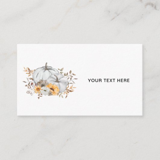 Autumn Pumpkins Aangepaste notities Behuizing Kaar (Voorkant)