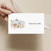 Autumn Pumpkins Aangepaste notities Behuizing Kaar