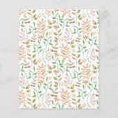 Autumn Pumpkins advies en wenskaart (Achterkant)