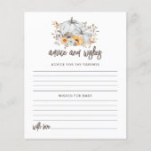 Autumn Pumpkins advies en wenskaart (Voorkant)