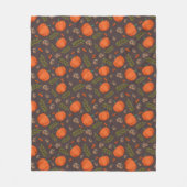 Autumn Pumpkins and Acorns Fleece Deken (Voorkant)