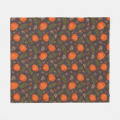 Autumn Pumpkins and Acorns Fleece Deken (Voorkant (Horizontaal))