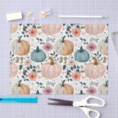 Autumn Pumpkins and Flowers Fall Pattern Decoupage Tissuepapier (Craft)