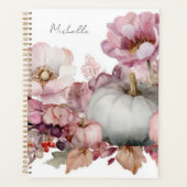 Autumn Pumpkins and Flowers Planner (Voorkant)