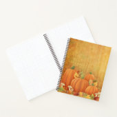Autumn Pumpkins and Foliage Illustration Notitieboek (Binnen)