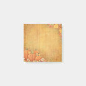 Autumn Pumpkins and Foliage Illustration Post-it® Notes (Voorkant)