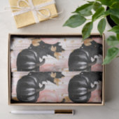 Autumn Pumpkins and Leaves Fall Pattern Decoupage Tissuepapier (Geschenk)