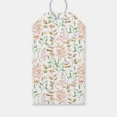 Autumn Pumpkins Baby shower Dank u Cadeaulabel (Achterkant)