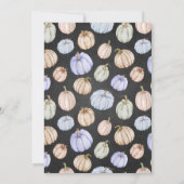 Autumn Pumpkins-Baby shower Kaart (Achterkant)