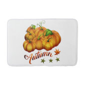 Autumn pumpkins badmat (Voorkant)
