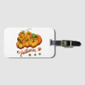 Autumn pumpkins    bagagelabel (Voorkant (horizontaal))