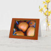 "Autumn Pumpkins" Blank Wenskaart Kaart (Gele Bloem)