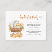 Autumn Pumpkins Boeken voor Baby Informatiekaartje (Voorkant)