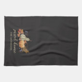 Autumn Pumpkins Bouquet familienaam Theedoek (Horizontaal)