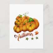Autumn pumpkins briefkaart (Voorkant)