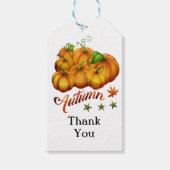 Autumn pumpkins cadeaulabel (Voorkant)