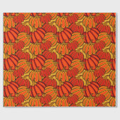Autumn pumpkins cadeaupapier (Vlak)