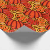 Autumn pumpkins cadeaupapier (Hoek)