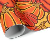 Autumn pumpkins cadeaupapier (Rol Hoek)