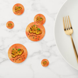 Autumn Pumpkins Confetti