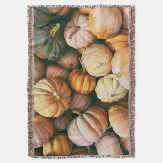 Autumn Pumpkins Deken (Voorkant Verticaal)