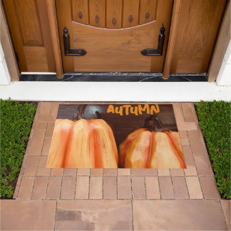 Autumn Pumpkins Deurmat