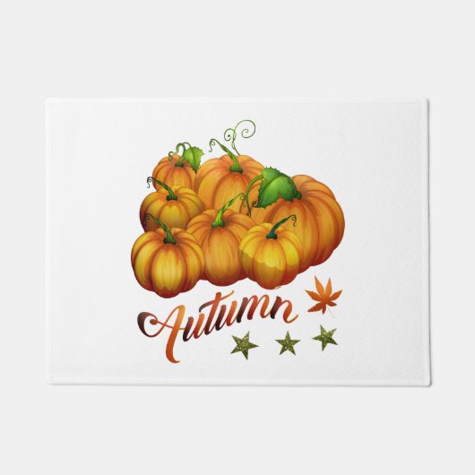 Autumn pumpkins deurmat (Voorkant)