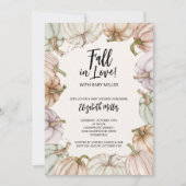 Autumn Pumpkins Gender Neutraal Baby shower Kaart (Voorkant)