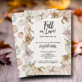 Autumn Pumpkins Gender Neutraal Baby shower Kaart