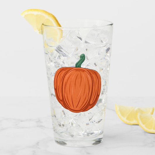 Autumn Pumpkins Glas (Voorkant ijs)