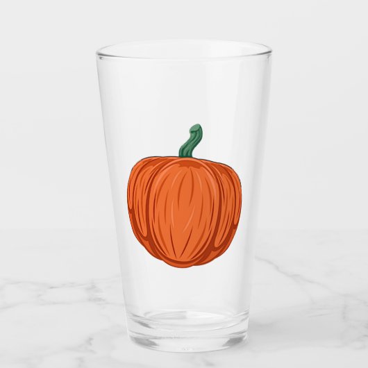 Autumn Pumpkins Glas (Voorkant)