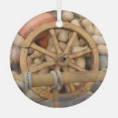 Autumn pumpkins glas ornament (Voorkant)