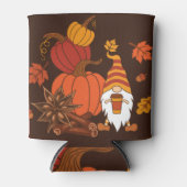 Autumn Pumpkins Gnome Spice Kaart Blikjeskoeler (Voorkant)