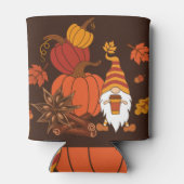 Autumn Pumpkins Gnome Spice Kaart Blikjeskoeler (Achterkant)