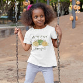 Autumn Pumpkins Gourd I Love Herfst Waterverf T-shirt