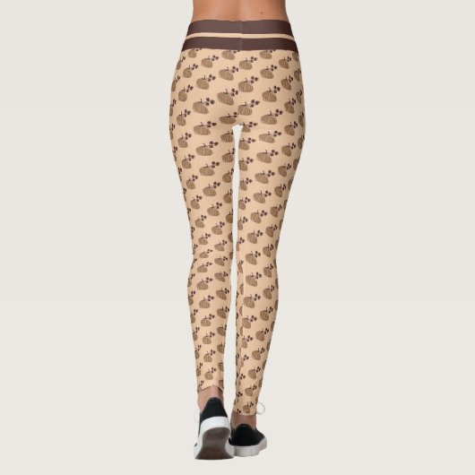Autumn Pumpkins Leggings (Achterkant)