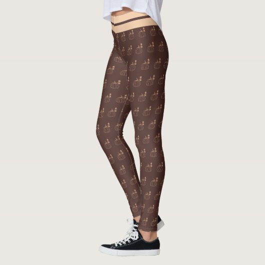 Autumn Pumpkins Leggings (Links)